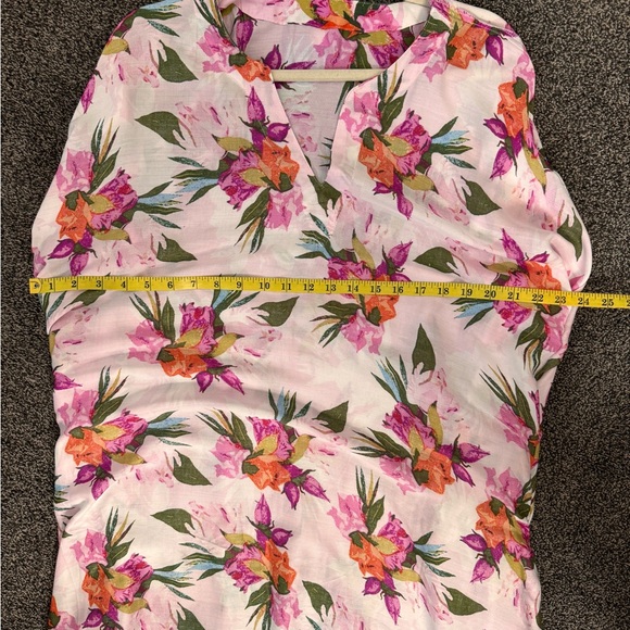 Swimsuits For All Floral Tassel Pink Swim Cover-Up Tunic Size 6/8 NWTS Pull Over - Picture 11 of 12
